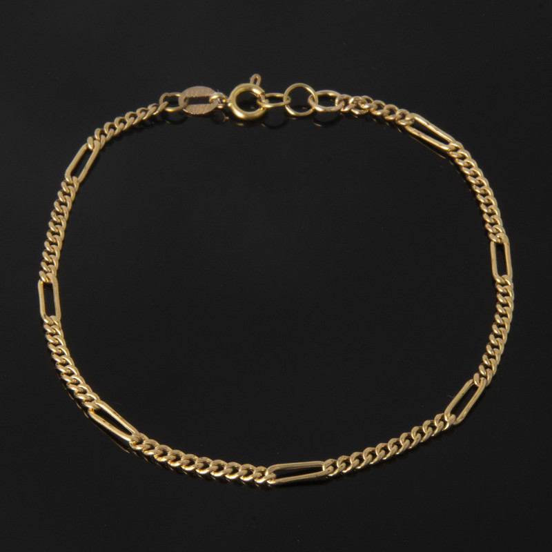 دستبند طلا 18 عیار زنانه الن نار مدل فيگارو 67128