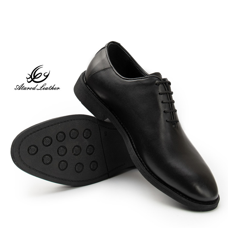 کفش رسمی مردانه چرم عطارد مدل چرم طبیعی کد SH322