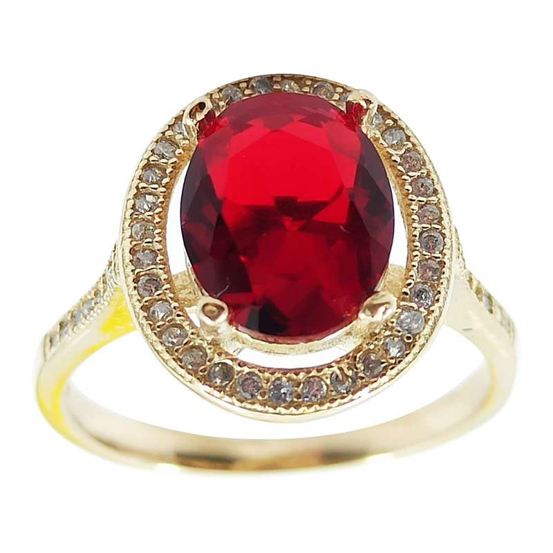 انگشتر زنانه مدل یاقوت ys-As10