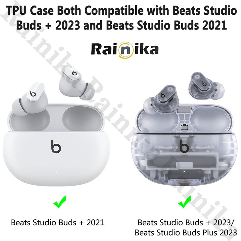 کاور رینیکا مدل Plus TRANCPARENT مناسب برای کیس هدفون بی سیم بیتس Beats Studio Buds Plus