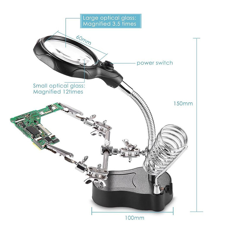 پایه هویه مدل TE-801 به همراه گیره مونتاژ