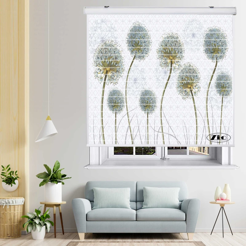 پرده زبرا زیو مدل 3D1054 سایز 150x150 سانتی متر