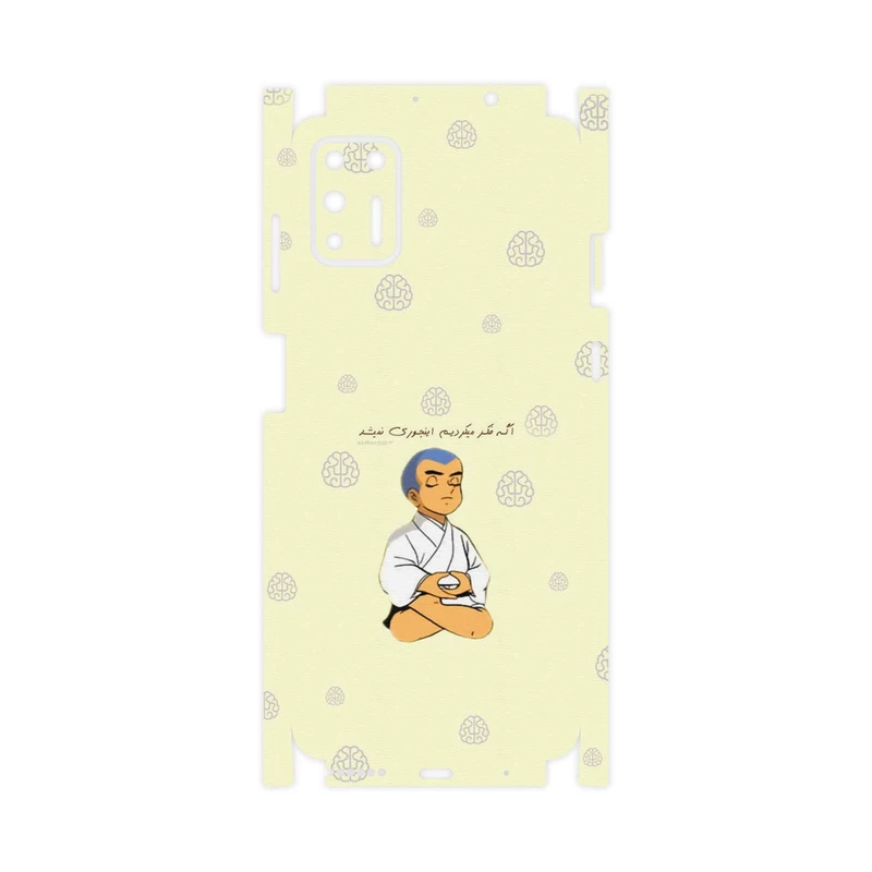 برچسب پوششی ماهوت مدل Ikkyu-san-FullSkin مناسب برای گوشی موبایل موتورولا Moto G9 Plus