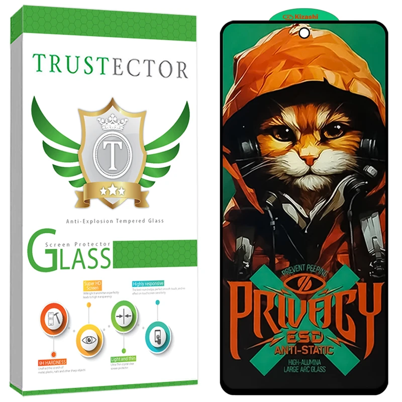 محافظ صفحه نمایش تراستکتور مدل CATPRVT مناسب برای گوشی موبایل شیائومی Poco X7 Pro