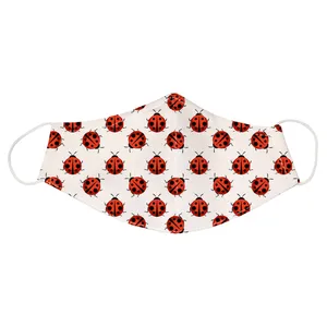 ماسک پارچه ای بچگانه طرح کفشدوزک مدل 03