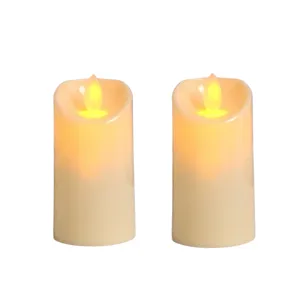 شمع ال ای دی مدل شعله متحرک کد 09 مجموعه 2 عددی
