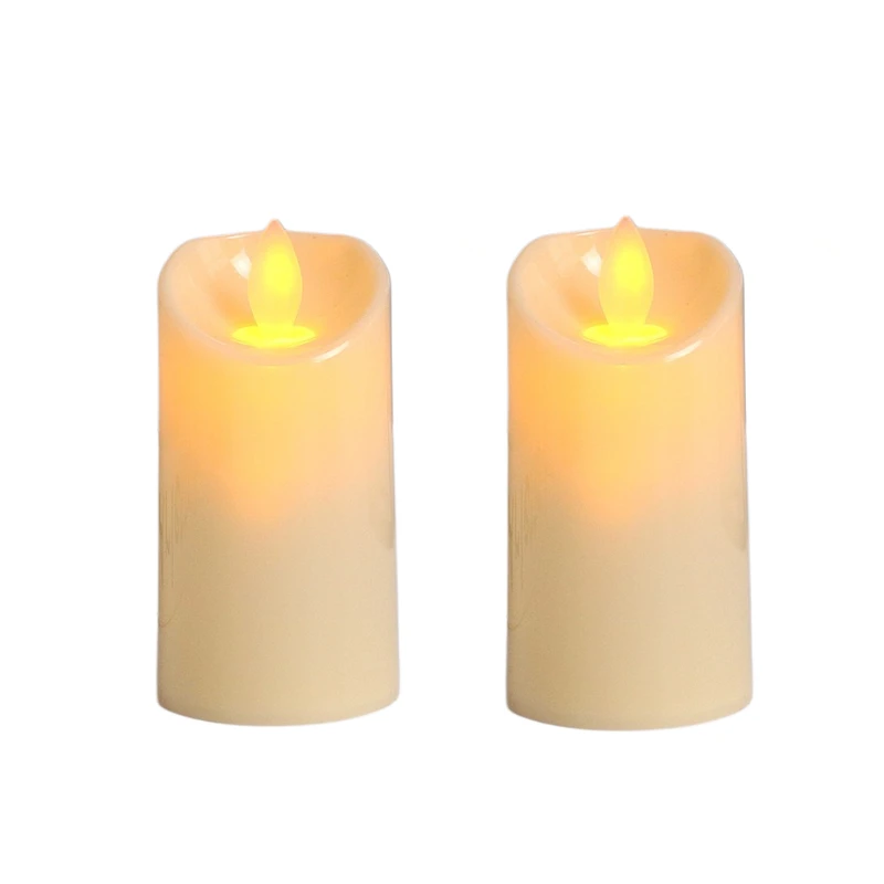 شمع ال ای دی مدل شعله متحرک کد 09 مجموعه 2 عددی