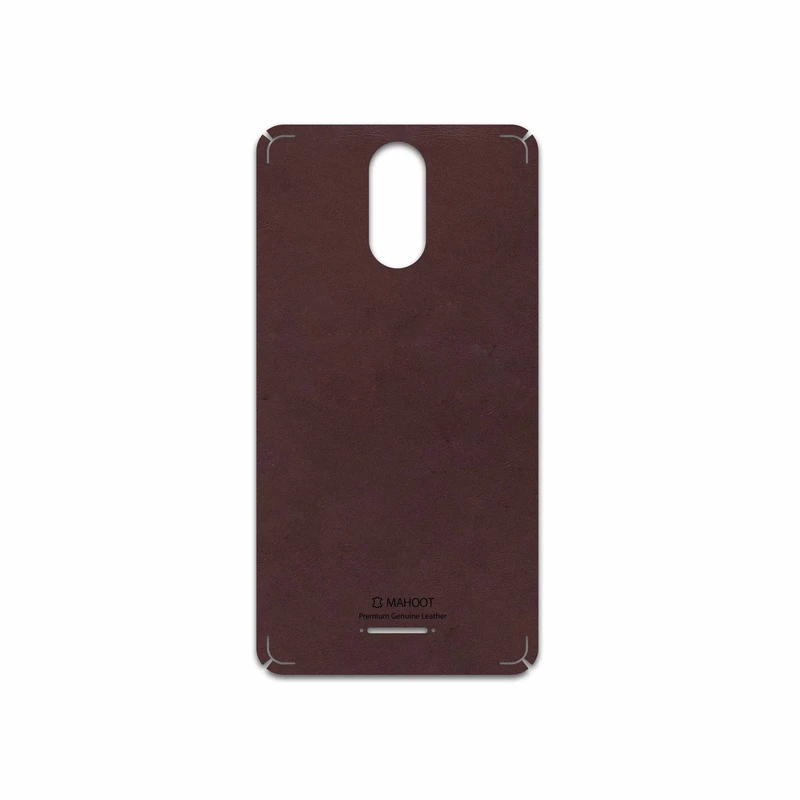برچسب پوششی ماهوت مدل Matte-Dark-Brown-Leather مناسب برای گوشی موبایل تکنو WX3F LTE