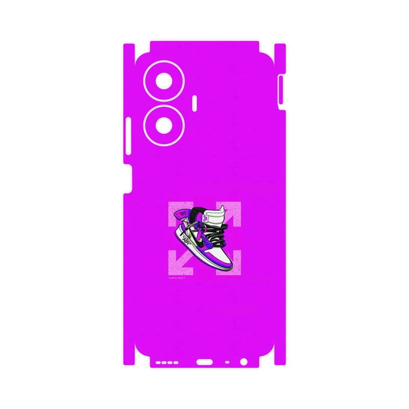 برچسب پوششی ماهوت مدل Nike Air Sneaker Digital Art-FullSkin مناسب برای گوشی موبایل ریلمی C55