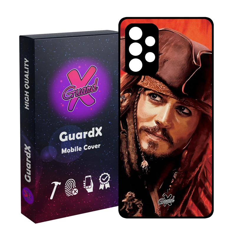 کاور گارد ایکس طرح Johnny Depp مدل Glass10205 مناسب برای گوشی موبایل سامسونگ Galaxy A53