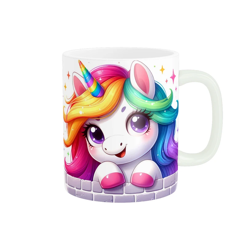  ماگ پاد آفرین طرح اسب تک شاخ کد 3929