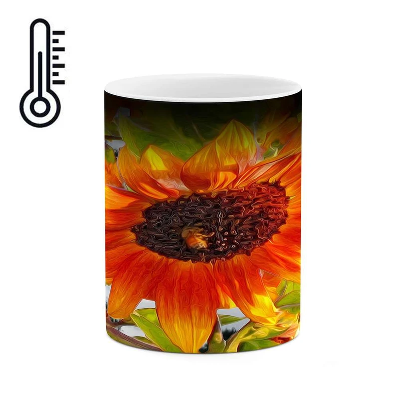 ماگ حرارتی کاکتی مدل نقاشی کد mgh13843