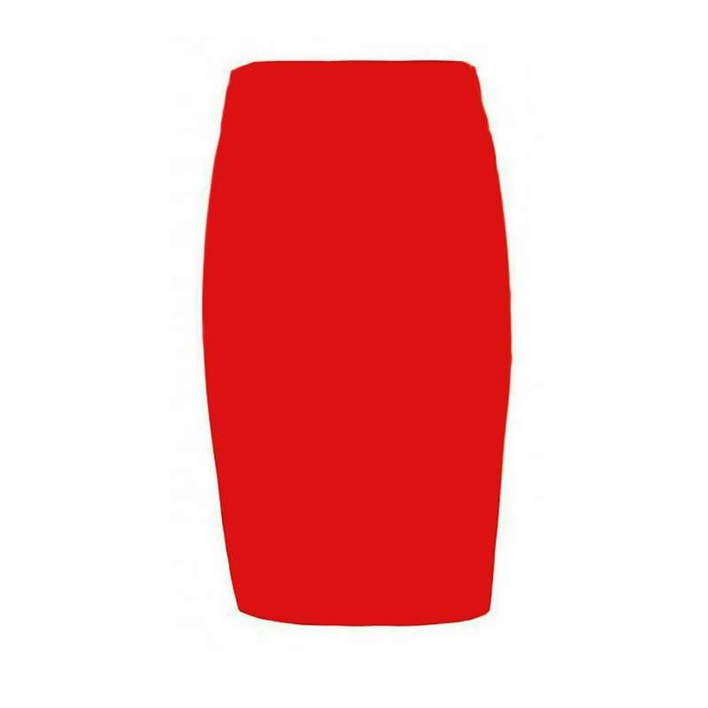 دامن زنانه ریزرود مدل پاریس رنگ قرمز 