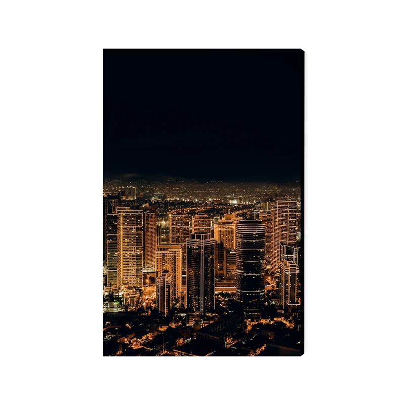 تابلو شاسی عرش مدل فانتزی منظره شهر کد As4872