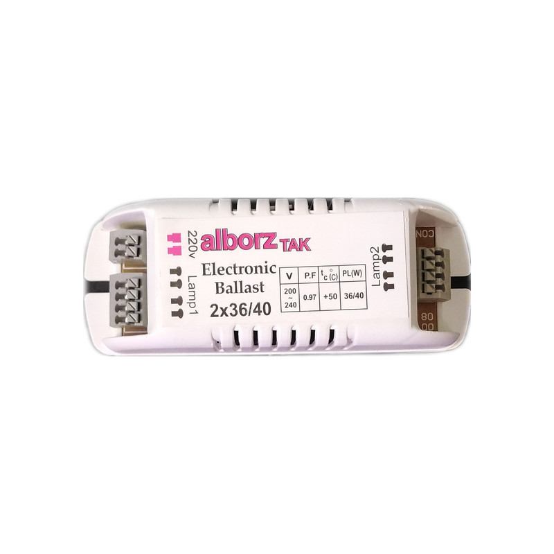 ترانس الکترونیکی 2x36 مهتابی واف پی ال  مدل البرز