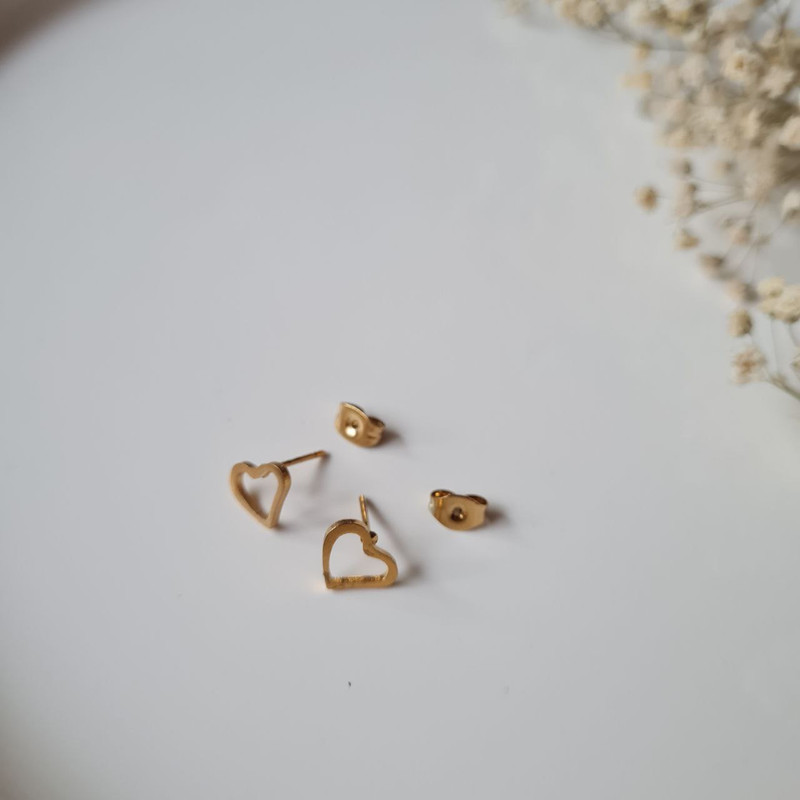 گوشواره زنانه مدل قلبی