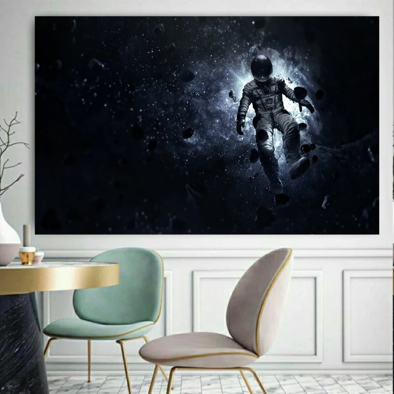  پوستر دیواری طرح فضانورد و سیاهچال مدلFP307