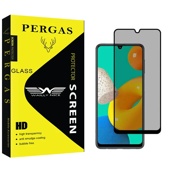 محافظ صفحه نمایش حریم شخصی وایلی نایس مدل Pergas مناسب برای گوشی موبایل سامسونگ Galaxy M32 4G