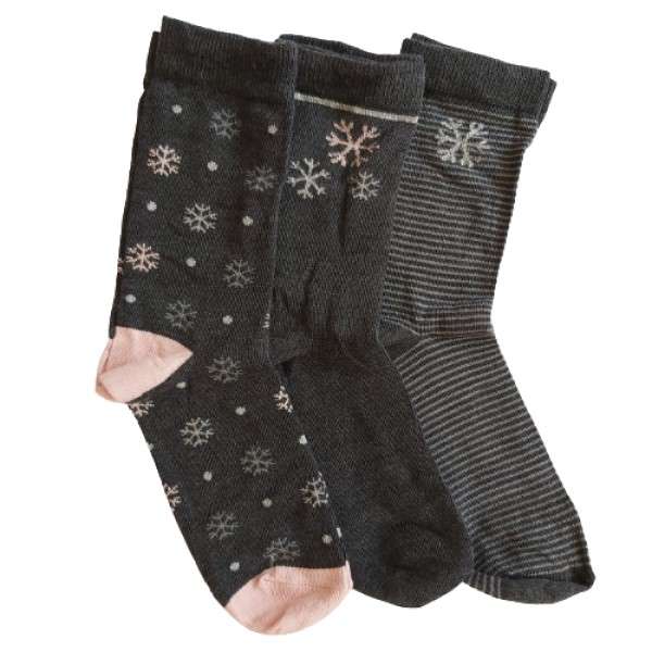 جوراب دخترانه جینا بنوتی مدل G17 مجموعه 3 عددی