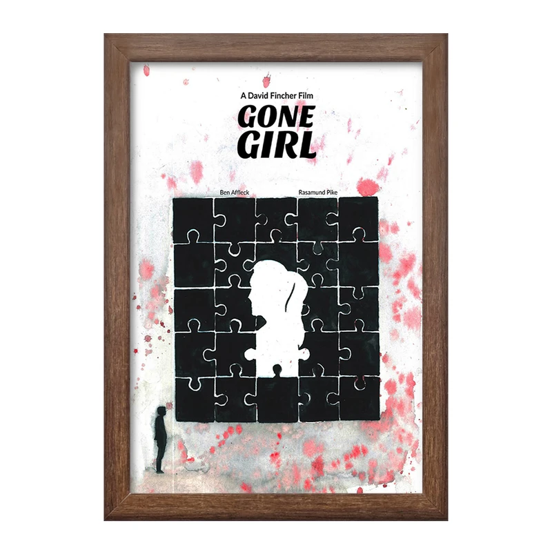 تابلو خندالو طرح دختر گمشده (Gone Girl) کد F11345