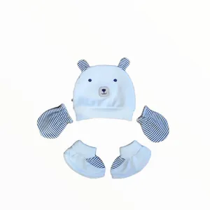ست کلاه و دستکش و پاپوش نوزادی مدل 3030