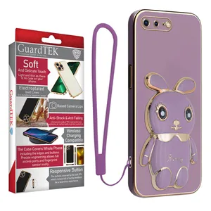Guardtek Bunny Strap Cover for Apple iPhone 8 Plus/ iPhone 7 Plus 
