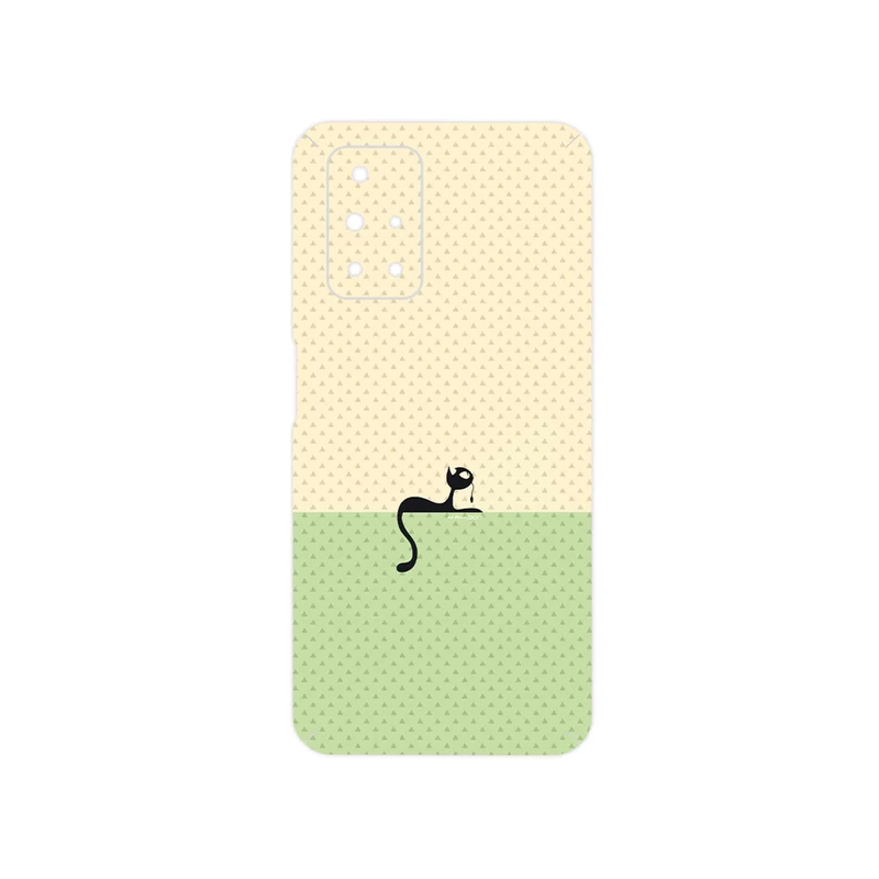 برچسب پوششی ماهوت مدل Minimal Internet Cat Icon مناسب برای گوشی موبایل شیائومی Redmi 10 Prime