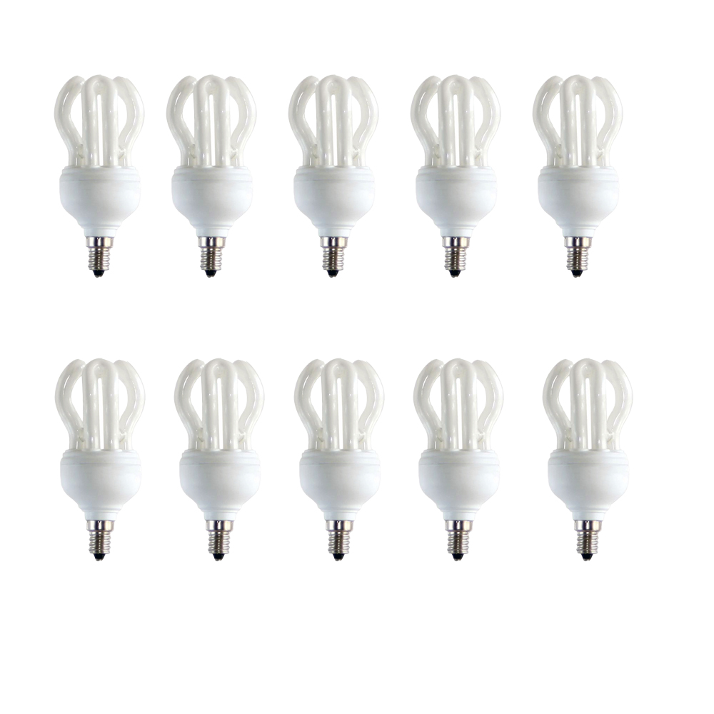 لامپ کم مصرف 11 وات رنگین لایت مدل PRO پایه E14 بسته 10 عددی