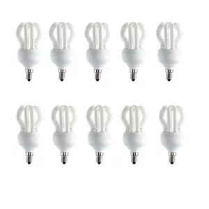 لامپ کم مصرف 11 وات رنگین لایت مدل اتحاد پایه E14 بسته 10 عددی