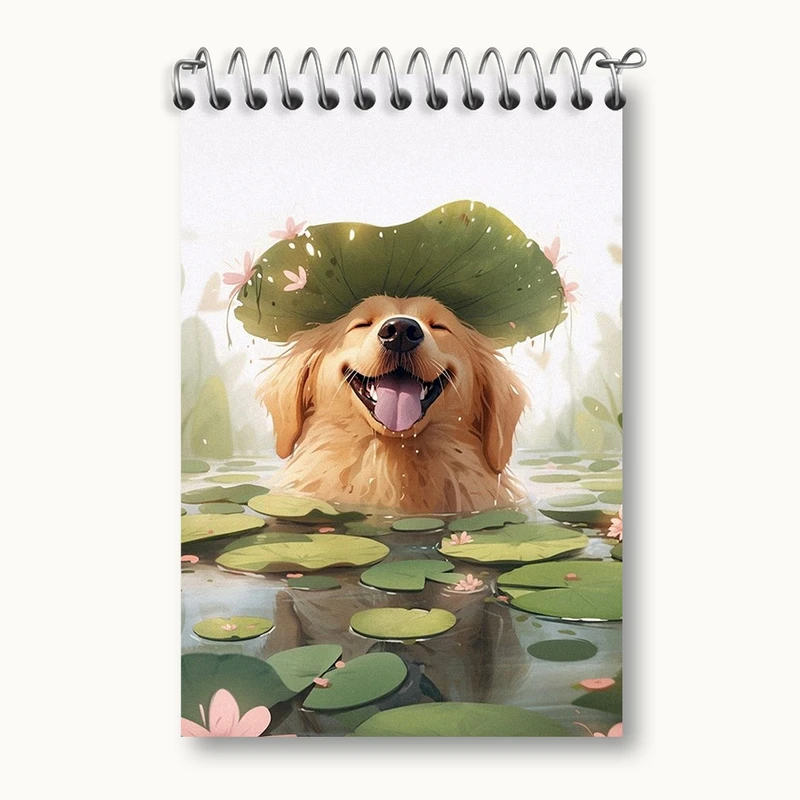 دفتر یادداشت 50 برگ خندالو مدل سگ (Dog) کد F923