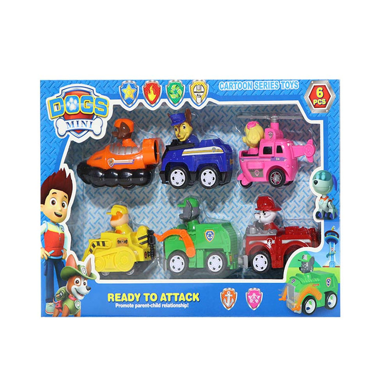 ماشین بازی مدل dog01 کد 146607 مجموعه 6 عددی