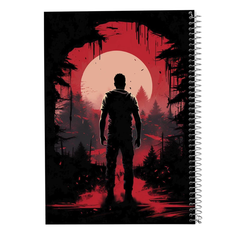 دفتر ژورنال نویسی 50 برگ مدوپد مدل نقطه ای طرح ChainSaw Man کد DF10967