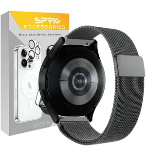 Sprig Gray Milanese TW Band For Xiaomi S1 / S1 Active / S1 GL / Mi Watch XMWTCL02 / Mi Watch Color 2 / Mi Watch Color / Mi Watch Color Sport / Watch 2 Pro