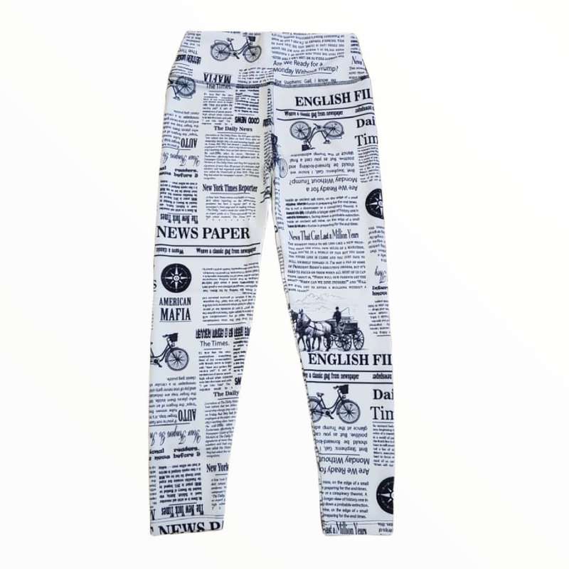 لگینگ زنانه مدل روزنامه ای کد 889