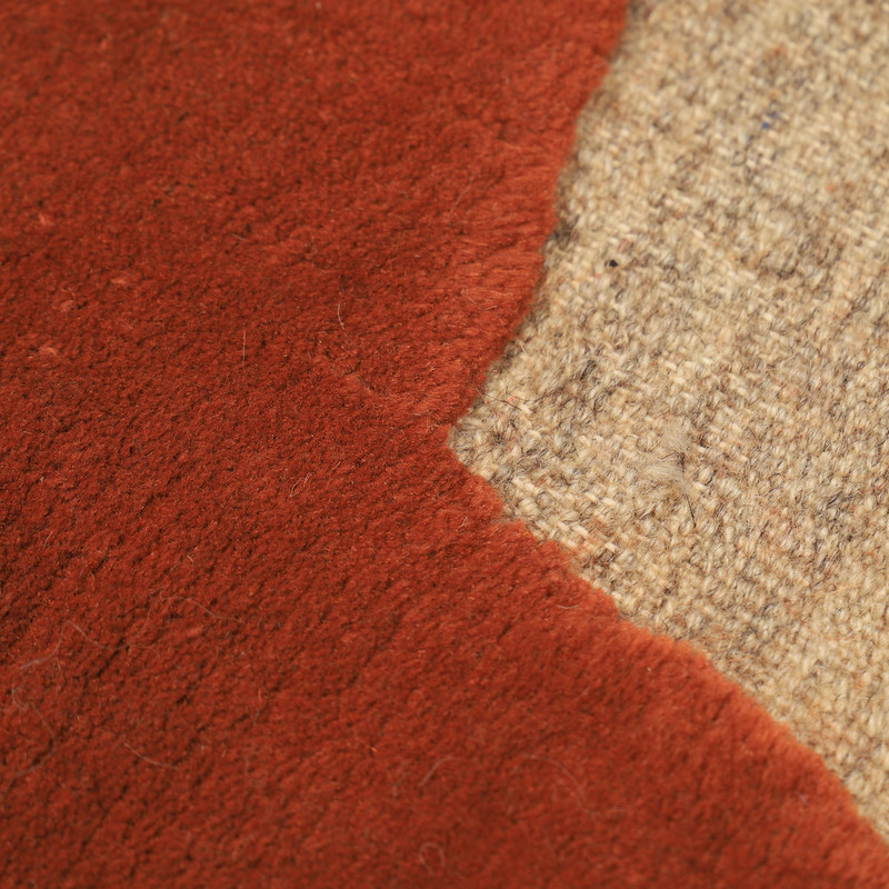 گلیم فرش دستبافت یک و نیم متری مدل بز شوشتر زمینه کرم کد 4031239