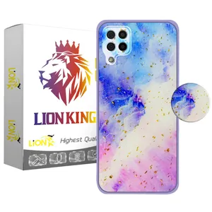   کاور لاین کینگ مدل Kahkeshaniha مناسب برای گوشی موبایل سامسونگ Galaxy A22 4G  به همراه پایه نگهدارنده