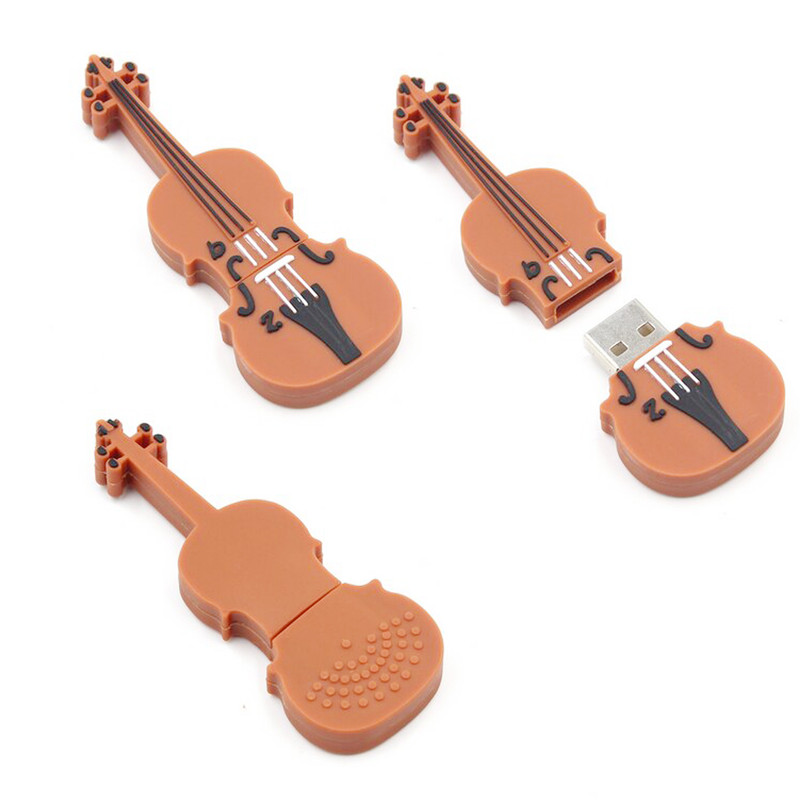 فلش مموری طرح ویولون مدل Ul-PVC-Violin03 ظرفیت 8 گیگابایت