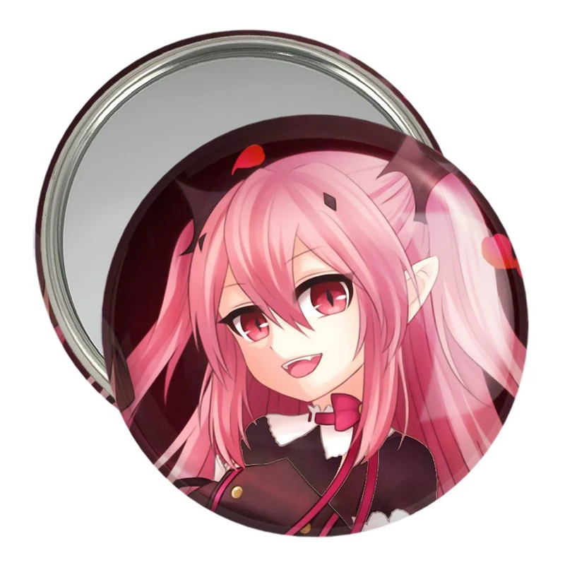 آینه جیبی خندالو مدل کورل تپس انیمه اسرافیل پایانی  کد 12634