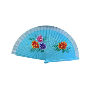 بادبزن مدل چوبی گلدار