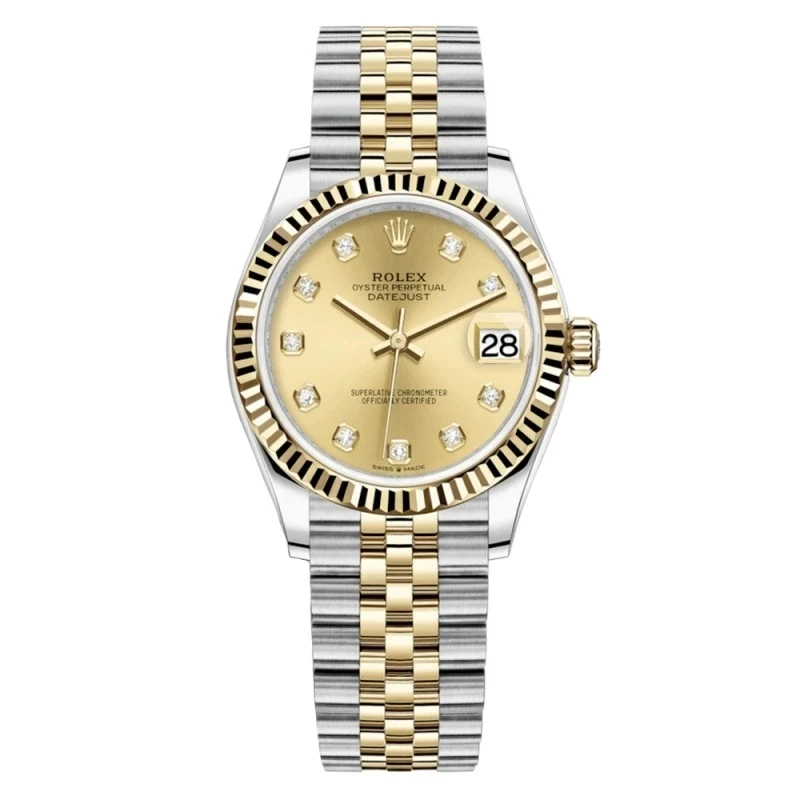 ساعت مچی عقربه ای زنانه  مدل دیت جاست کد Tz