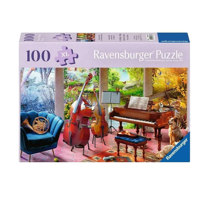 پازل 100 تکه راونزبرگر مدل Musical Seasons کد 12001366 مناسب برای 9 سال به بالا