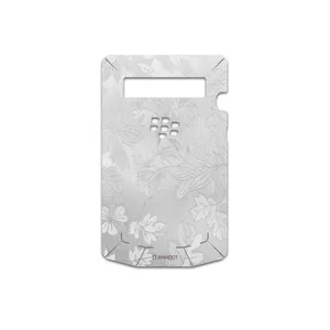 MAHOOT Silver-Wildflower Cover Sticker for BlackBerry Porsche Design P9981