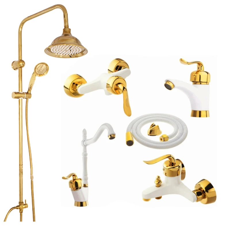 ست شیرآلات فراست پویا مدل قاجاری مجموعه 6 عددی