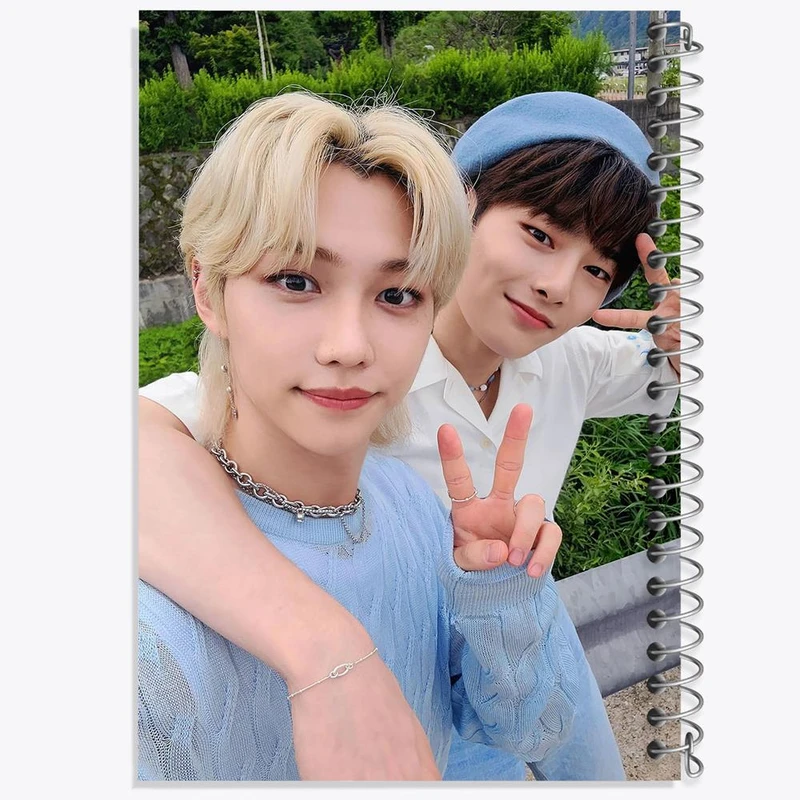 دفتر شطرنجی 50 برگ خندالو طرح آی ان و فلیکس گروه استری کیدز Stary Kids کد 16900