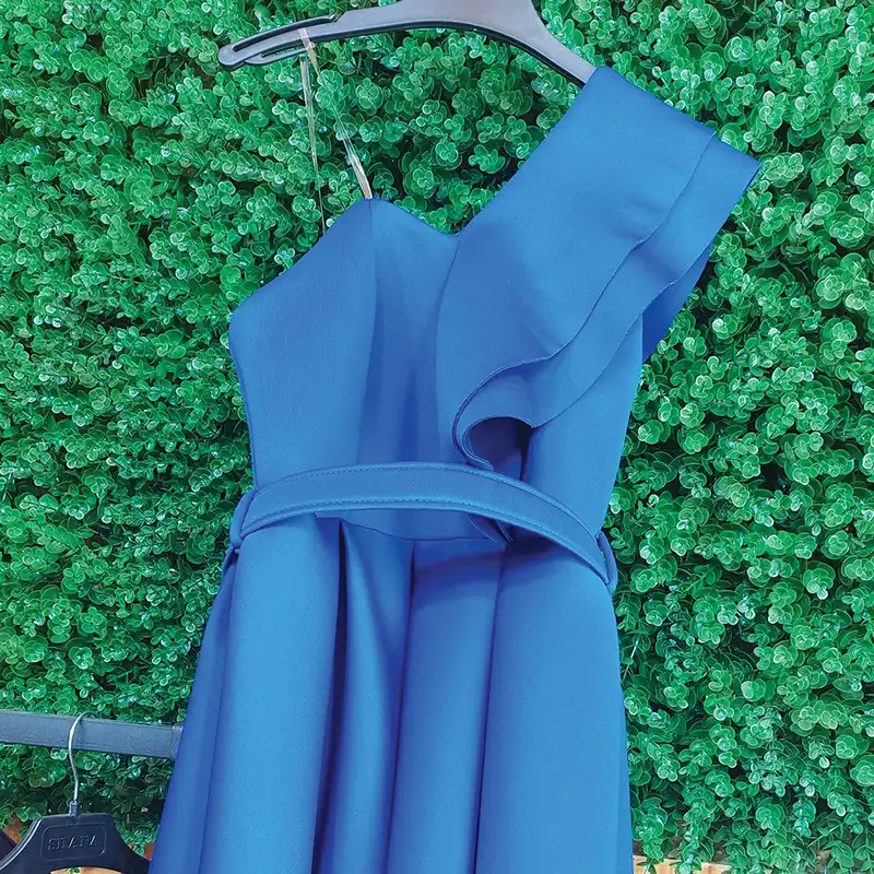 پیراهن زنانه مدل یقه رومی Loomik4523