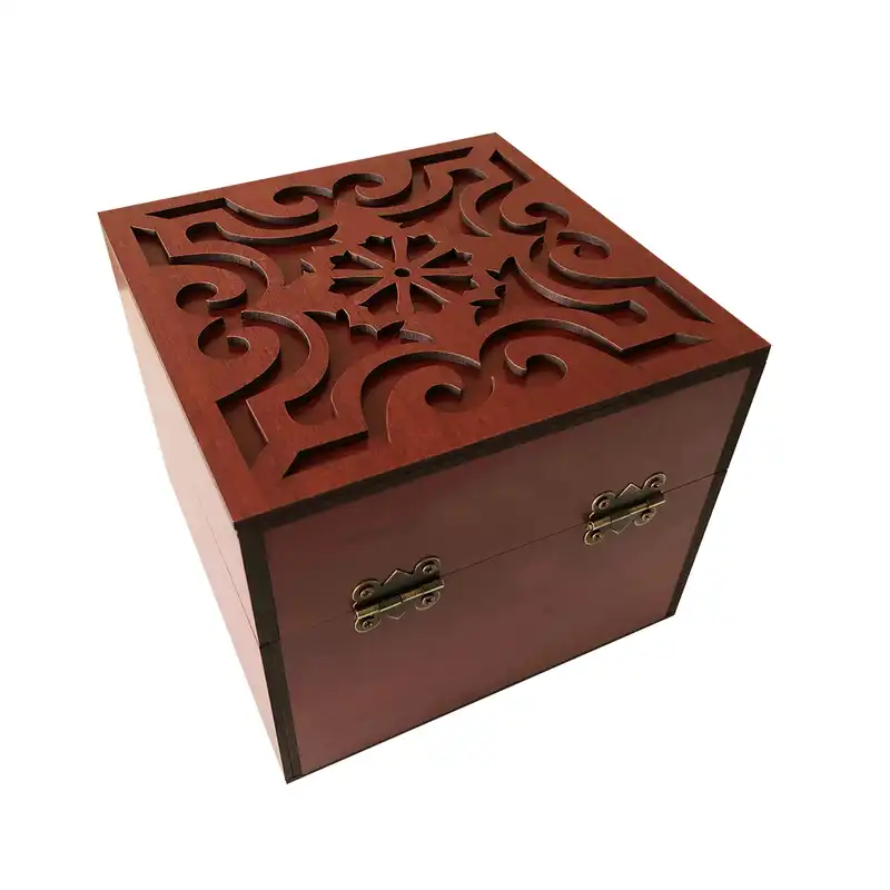 جعبه هدیه چوبی مدل j119