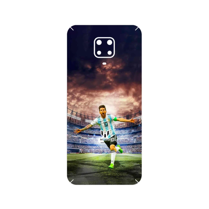 برچسب پوششی ماهوت مدل Lionel Messi 2 مناسب برای گوشی موبایل شیائومی Redmi Note 9 Pro