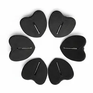 گیره لباس مدل قلبی مجموعه 6 عددی