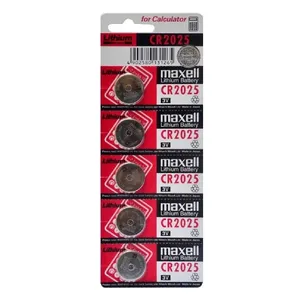 باتری سکه ای مکسل مدل CR 2025 بسته پنج عددی