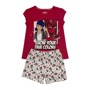 ست تی شرت و شلوارک دخترانه دیزنی مدل moj_328575